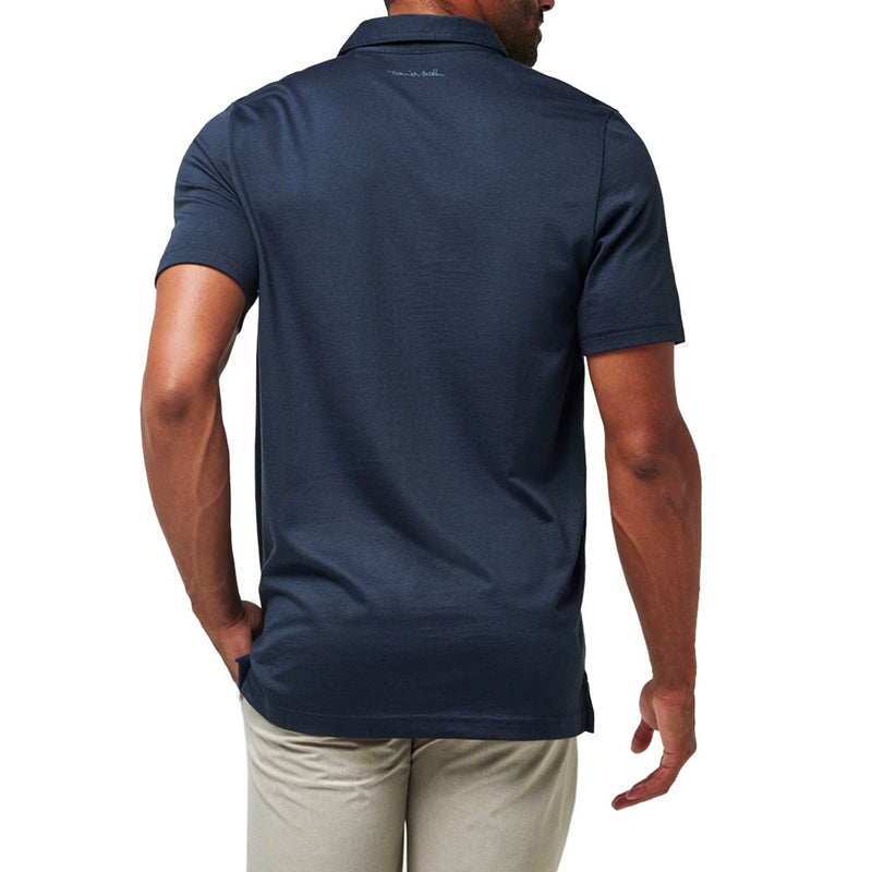 Travis Mathew The Zinna Polo - Vintage Indigo/Black