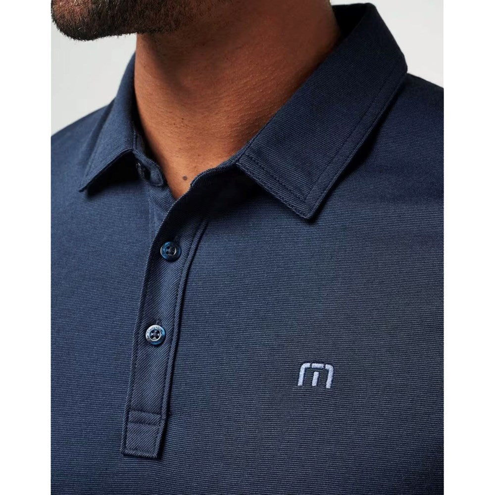 Travis Mathew The Zinna Polo - Vintage Indigo/Black