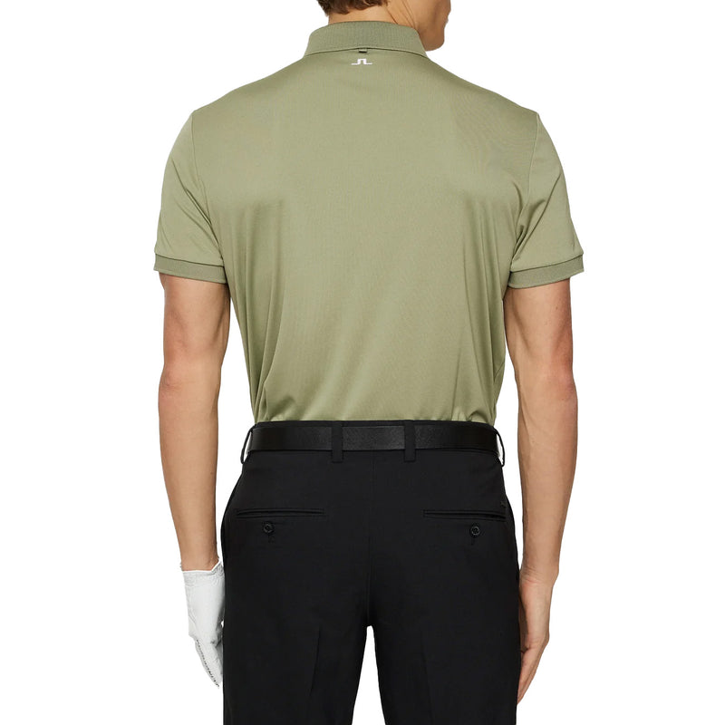 J.Lindeberg Tour Tech Polo Golf Shirt - Oil Green