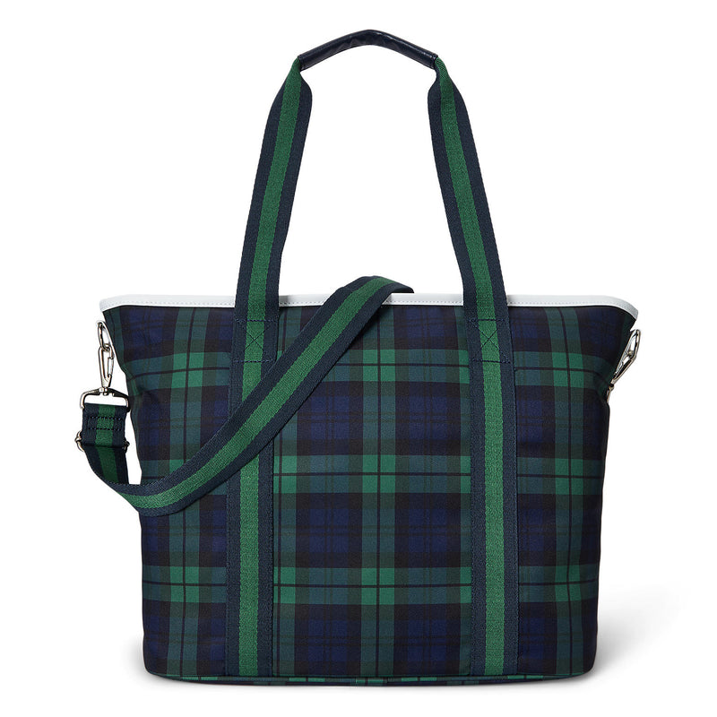 RLX Ralph Lauren Pony Golf Tote Bag - Black Plaid