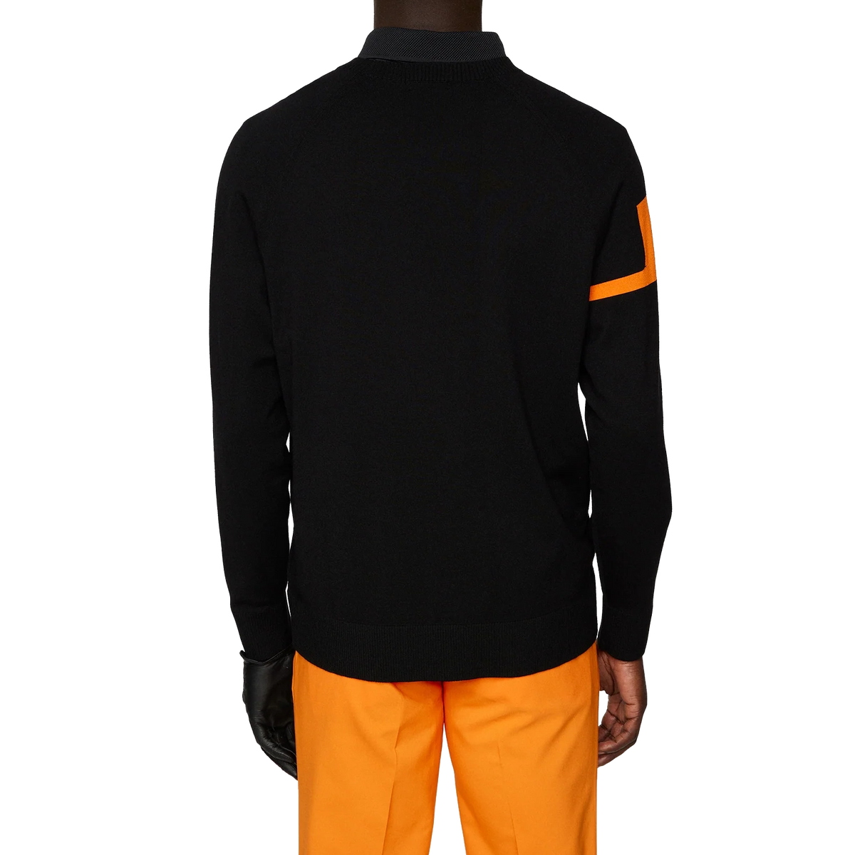 J.Lindeberg Gusten Knitted Golf Sweater - Black