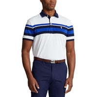 RLX Ralph Lauren Performance Pique Polo - Pure White Multi