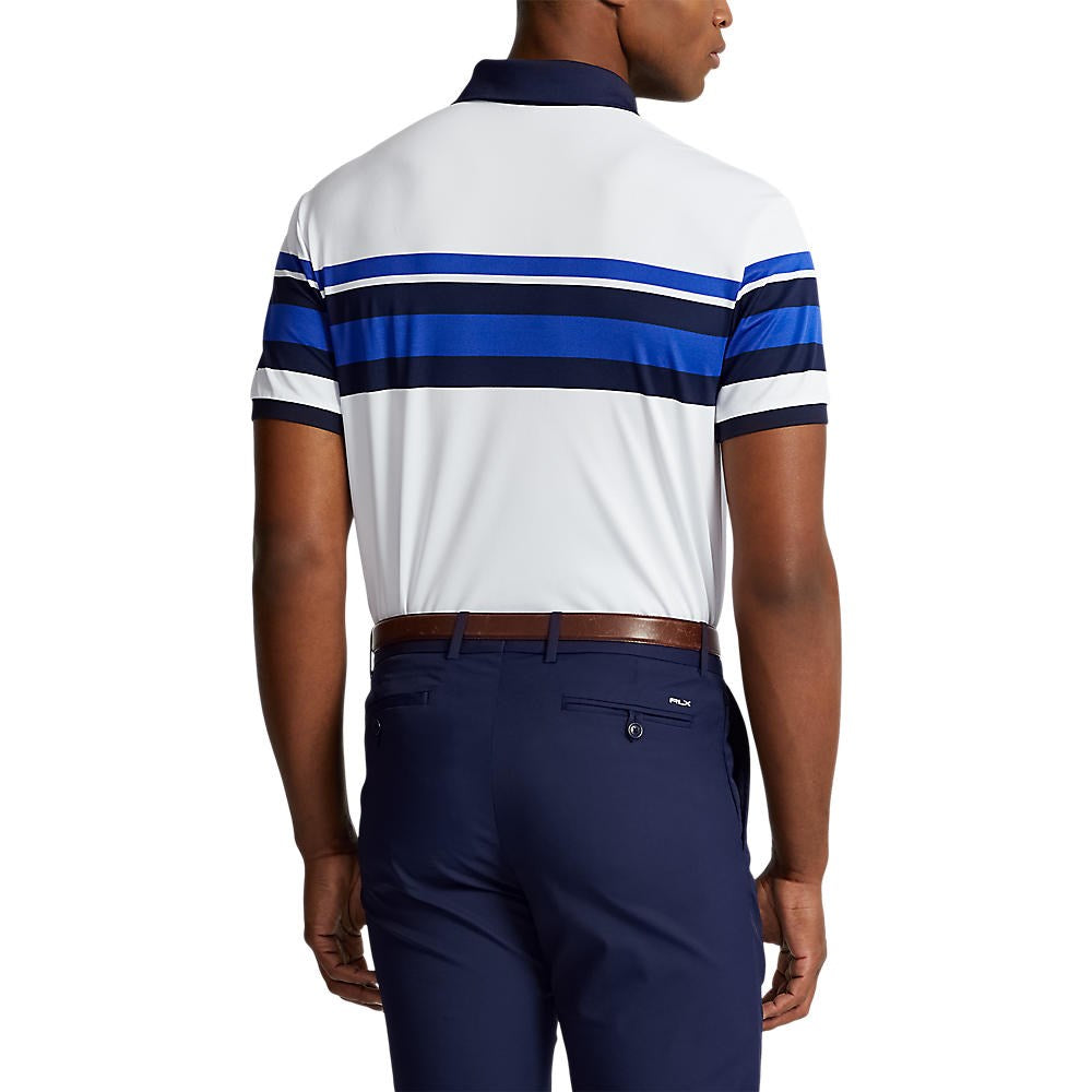 RLX Ralph Lauren Performance Pique Polo - Pure White Multi