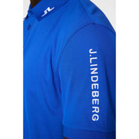 J.Lindeberg Tour Tech Reg Fit Golf Polo Shirt - Club Blue