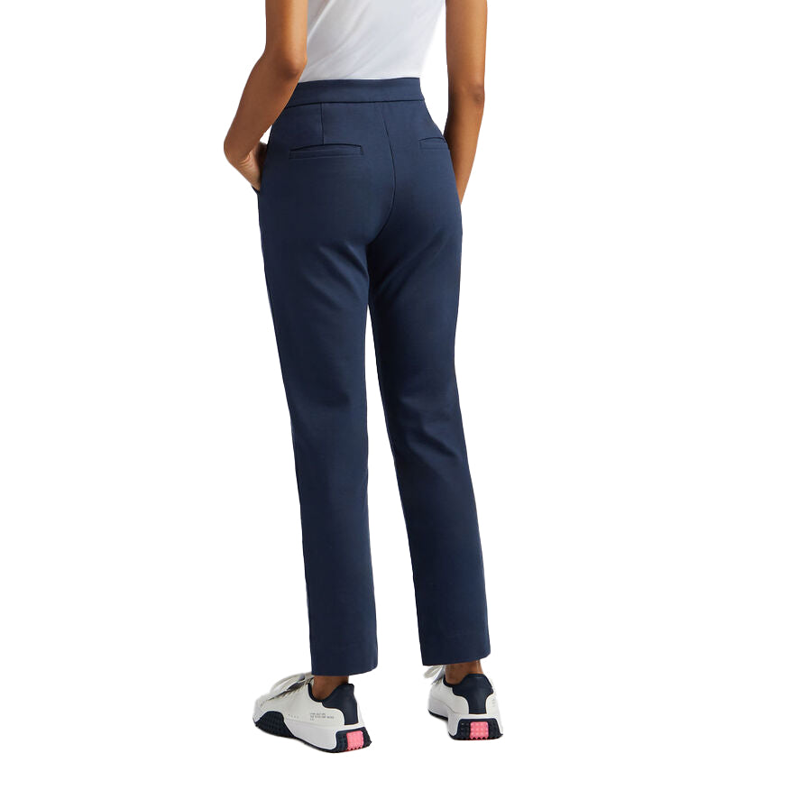 G/Fore Women's Double Knit Cigarette High Rise Stretch Golf Trouser - Twilight