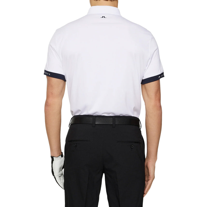 J.Lindeberg Guy Polo Golf Shirt - White