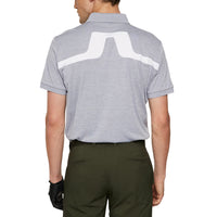 J.Lindeberg KV Regular Fit Golf Shirt - Medium Grey Melange