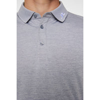 J.Lindeberg KV Regular Fit Golf Shirt - Medium Grey Melange