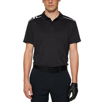 J.Lindeberg Lionel Regular Fit Golf Polo Shirt - Black