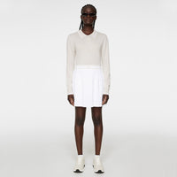 J.Lindeberg Women's Emma Knitted Golf Skirt - White