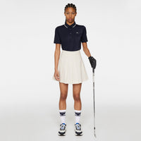 J.Lindeberg Women's Mindy Golf Polo Shirt - JL Navy