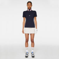 J.Lindeberg Women's Pip Golf Polo Shirt - JL Navy