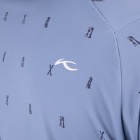 KJUS Golfer Golf Polo Shirt - Santorini/Atlanta Blue