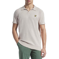 Lyle &amp; Scott 根西岛高尔夫 Polo 衫 - 粉灰褐色