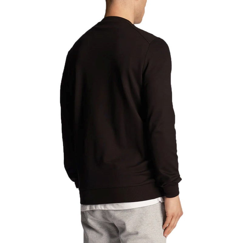 Lyle & Scott Fly Fleece Crew Neck - Jet Back