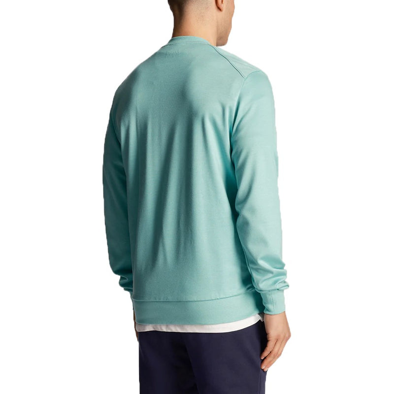 Lyle & Scott Fly Fleece Crew Neck - Turquoise Teal