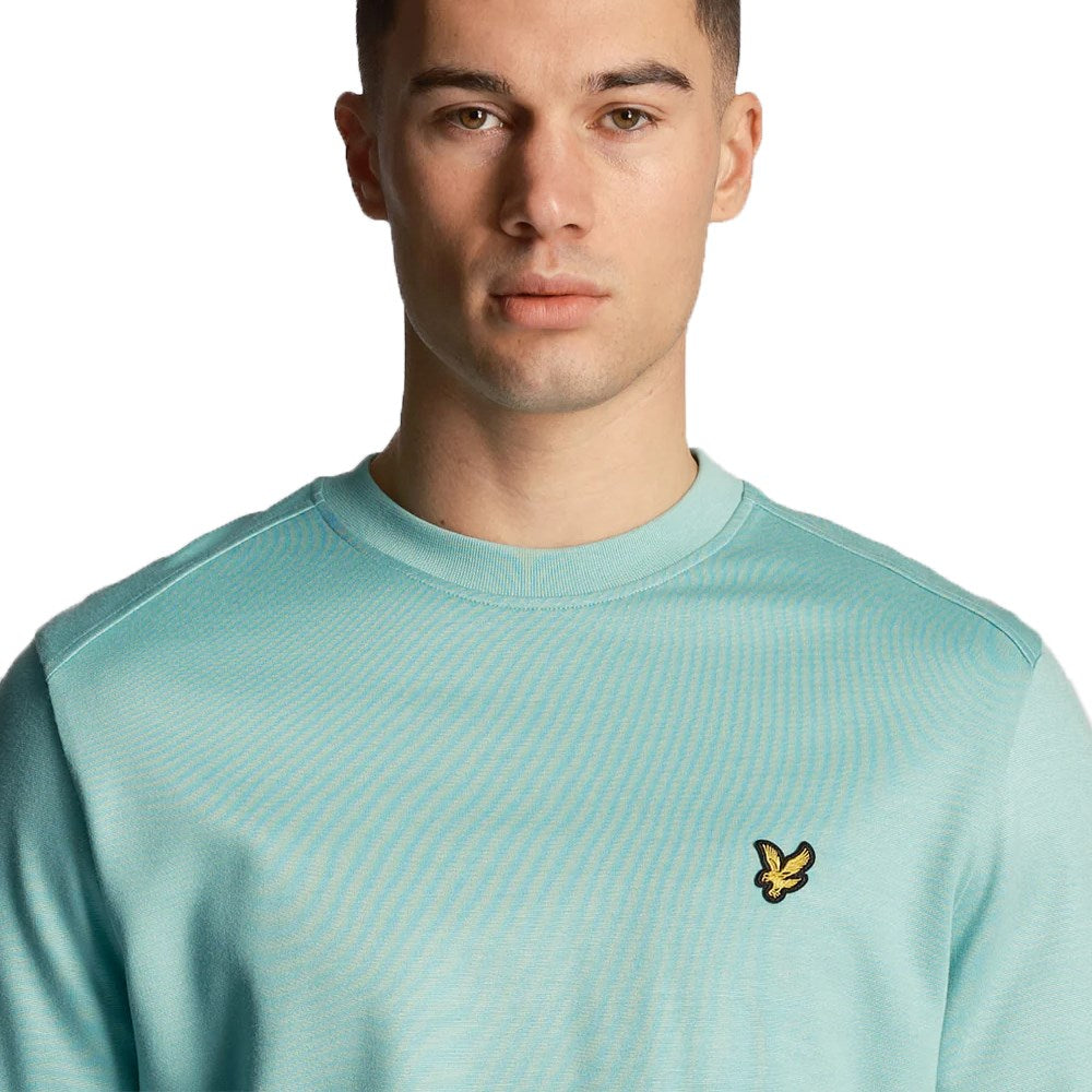 Lyle & Scott Fly Fleece Crew Neck - Turquoise Teal