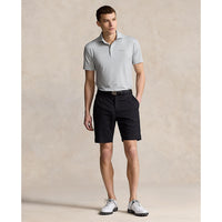 RLX Ralph Lauren Printed Lightweight Airflow Performance Polo - Peak Grey Fairway Houndstooth