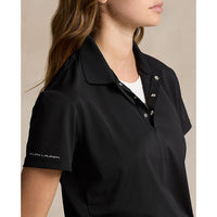 RLX Ralph Lauren 女子巡回赛性能高尔夫衬衫 - Polo 黑色