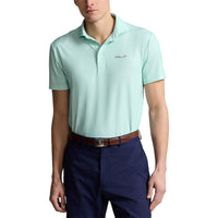 RLX Ralph Lauren Printed Lightweight Airflow Performance Polo - Light Mint Fairway Houndstooth