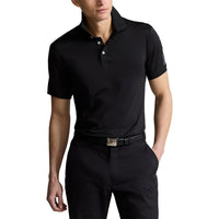 RLX Ralph Lauren Solid Airflow Performance Polo  - Black