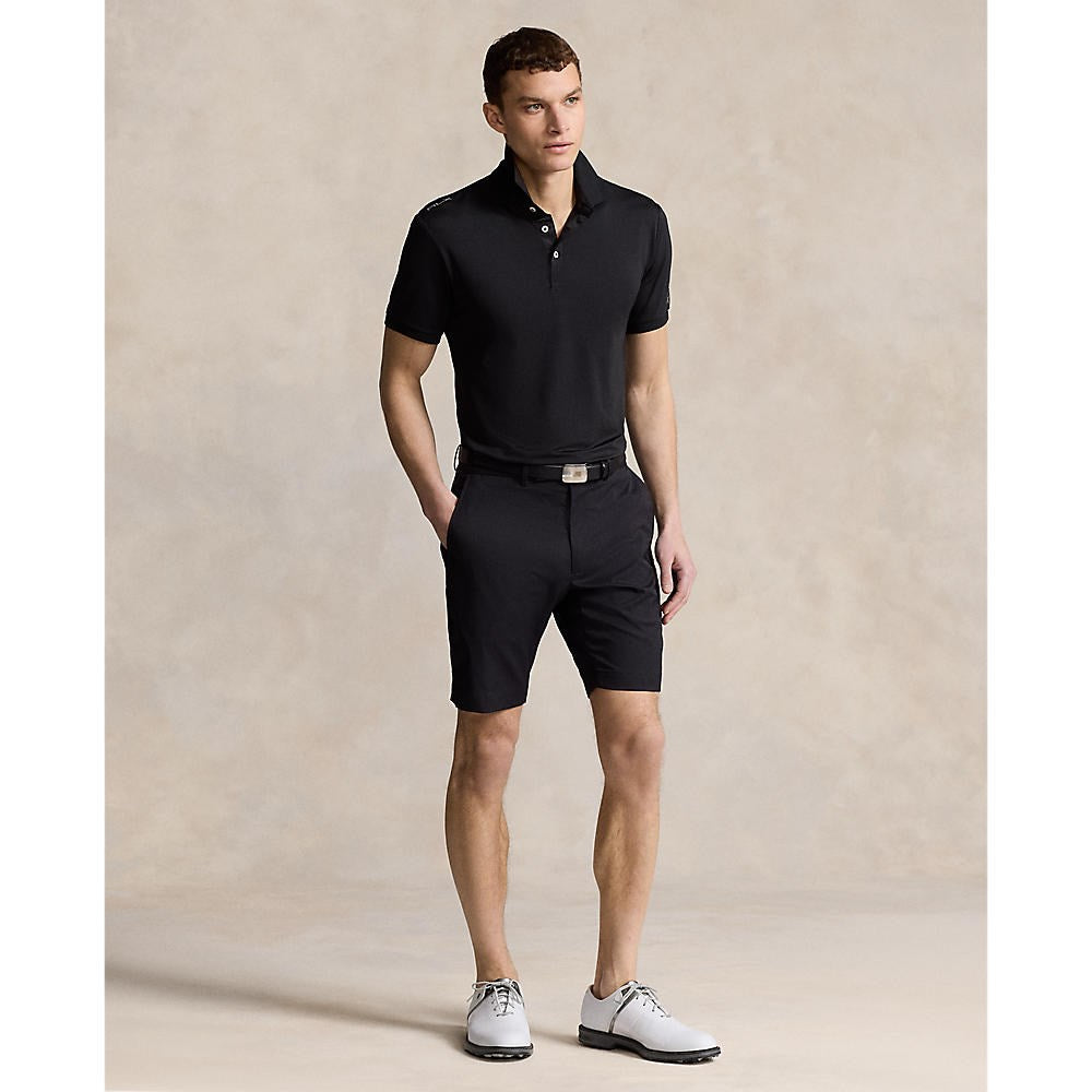 RLX Ralph Lauren Solid Airflow Performance Polo  - Black