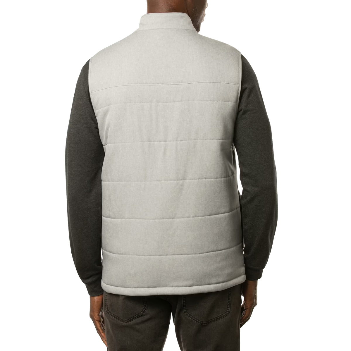 Travis Mathew Interlude Puffer Golf Vest - Heather Sleet