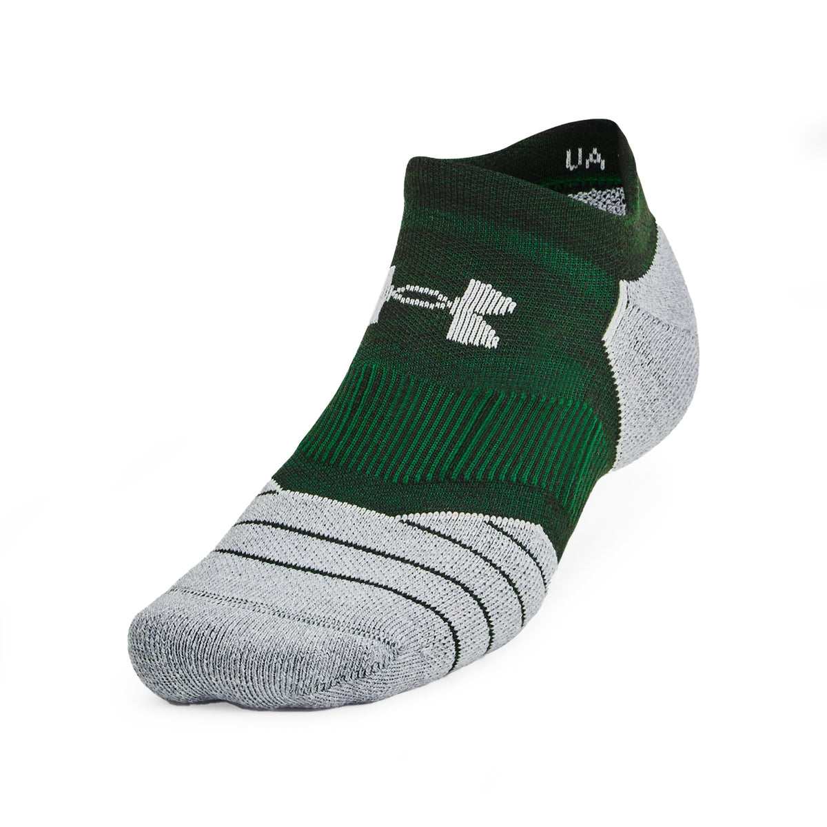 Under Armour Elevated Performance 2pk Golf Socks - Forest Green/White Clay