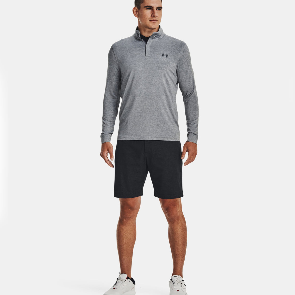 Under Armour Playoff Golf 1/4 Zip - Steel