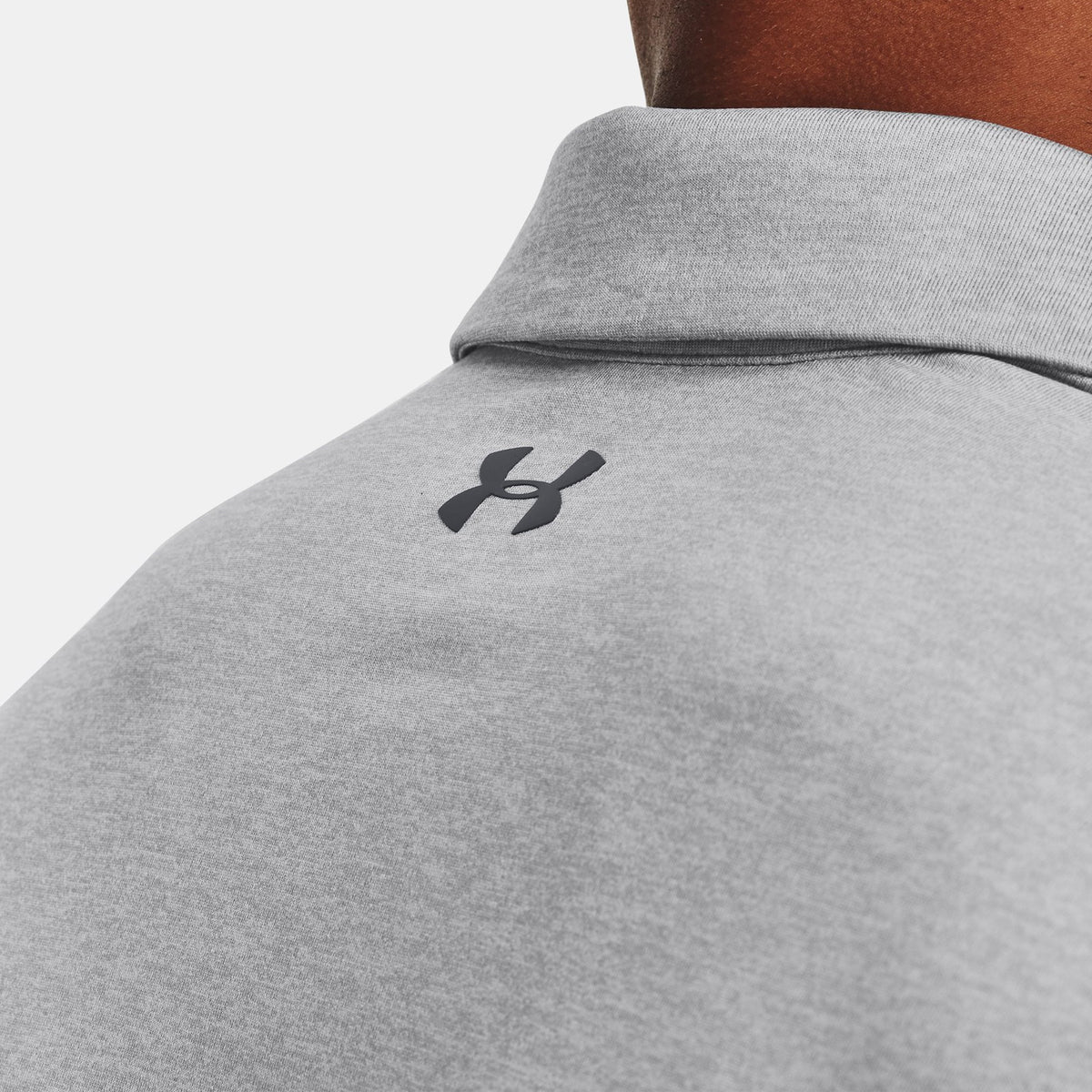 Under Armour 季后赛 Heather 高尔夫 Polo 衫 - 摩登灰/沥青灰