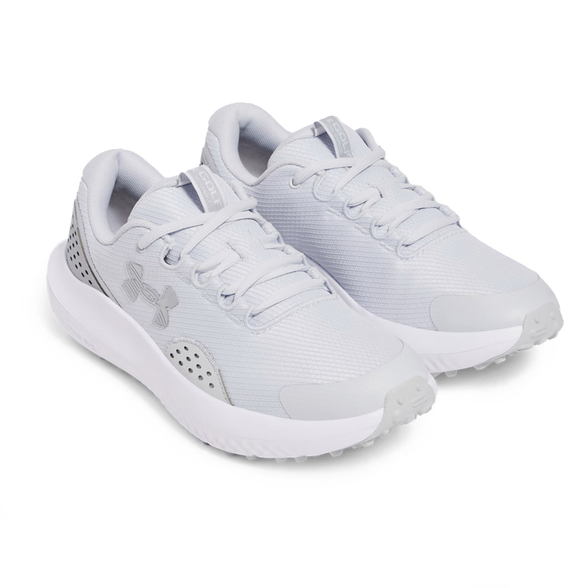 Under Armour Surge Spikeless Golf Shoes - White Clay/Royalte