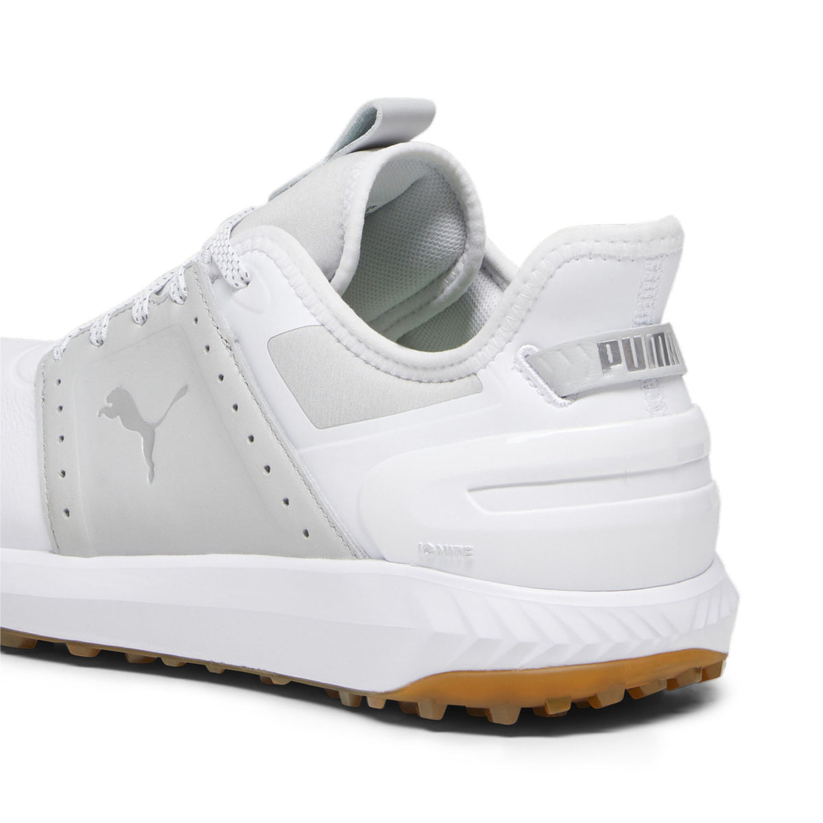 Puma Ignite Elevate Crafted Golf Shoes - Puma White/ Ash Grey