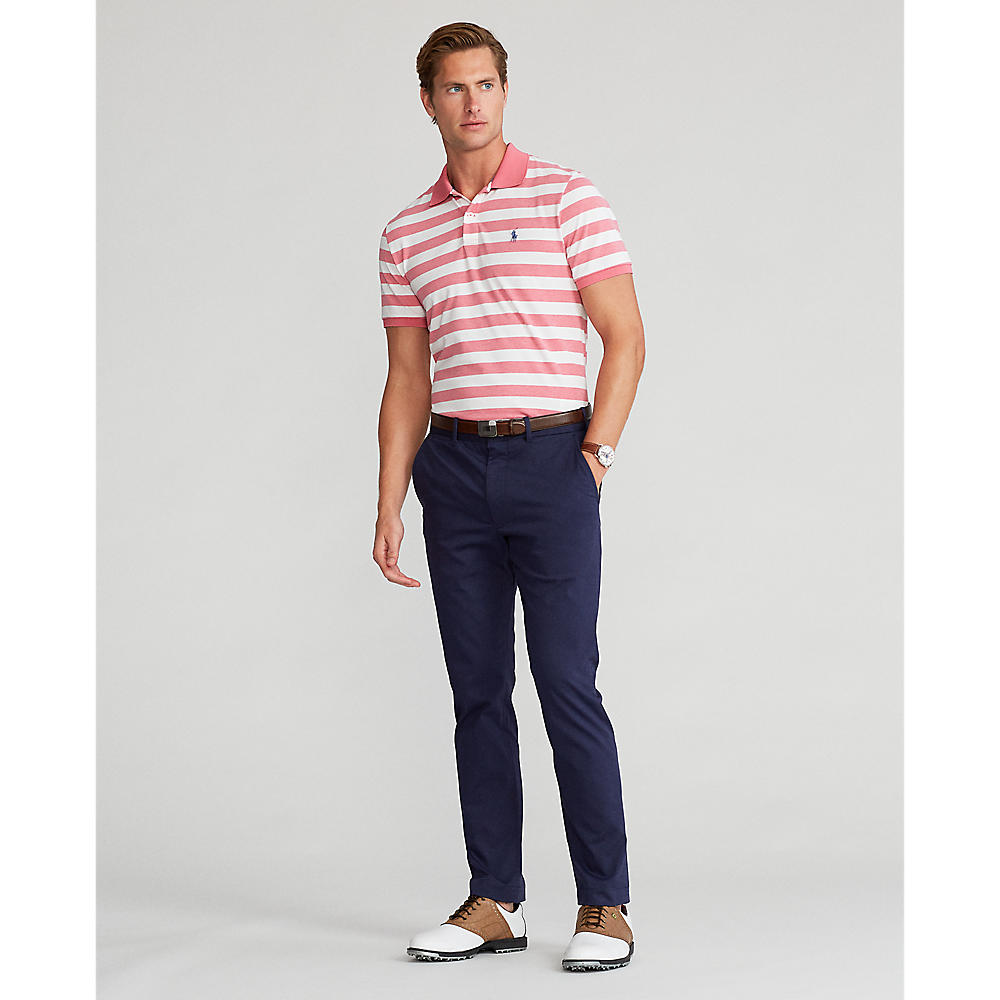 Polo Golf Ralph Lauren 剪裁合身性能斜纹棉布裤 - 法国海军蓝