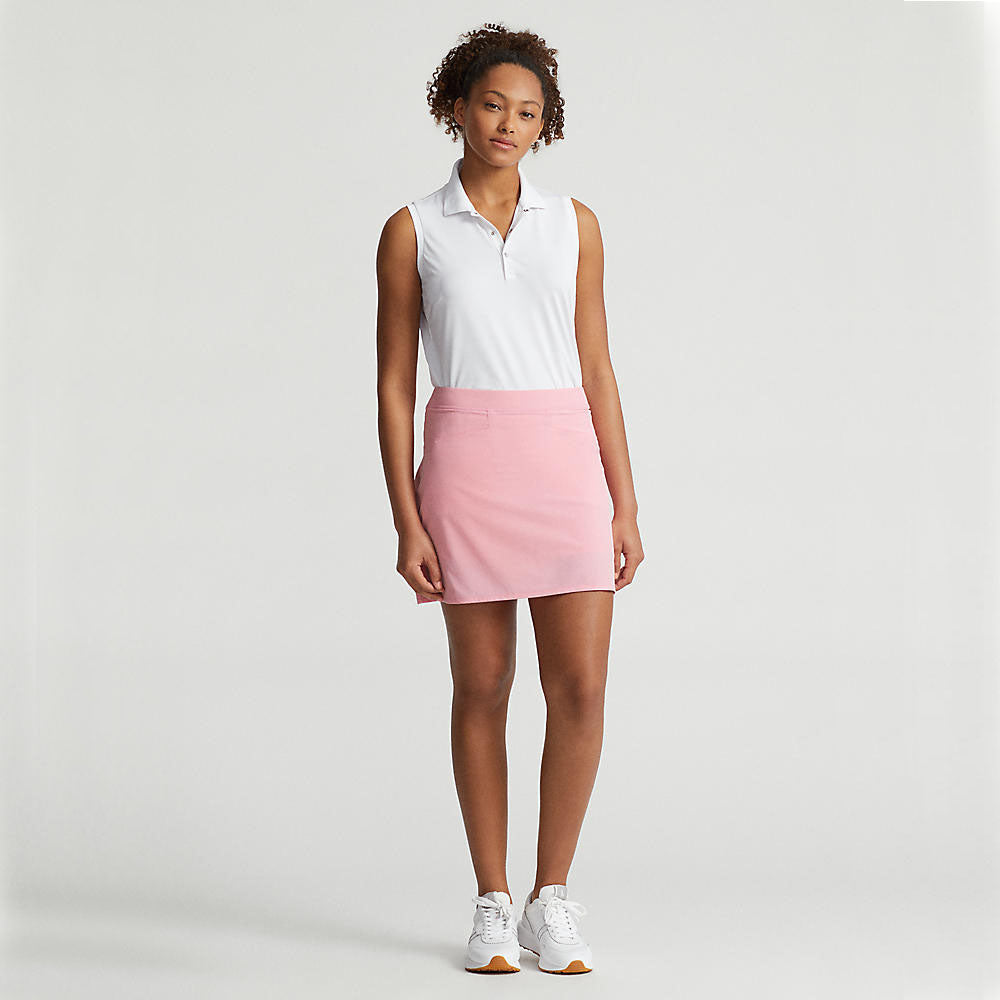 RLX Ralph Lauren 女式褶裥 Aim 裙裤 17 英寸 - 粉色火烈鸟