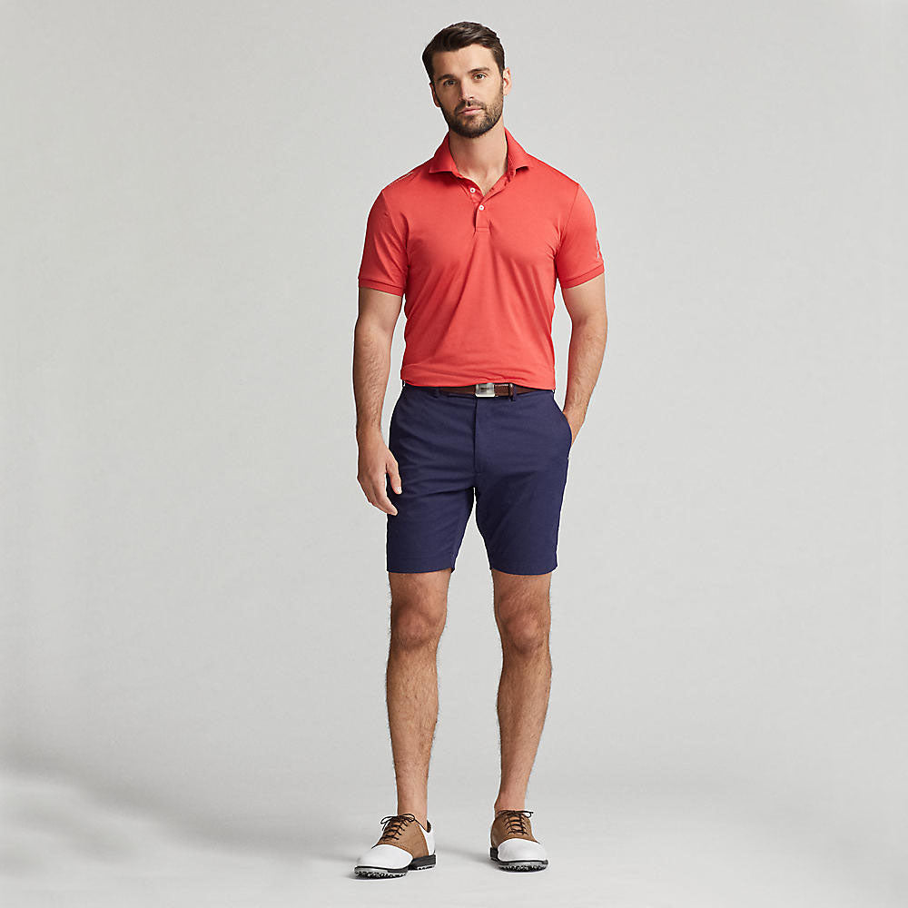 RLX Ralph Lauren Solid Airflow Performance Polo 衫 - 春季红色