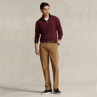 Polo Performance Ralph Lauren Fine Gauge Terry 1/4 Zip - Harvard Wine