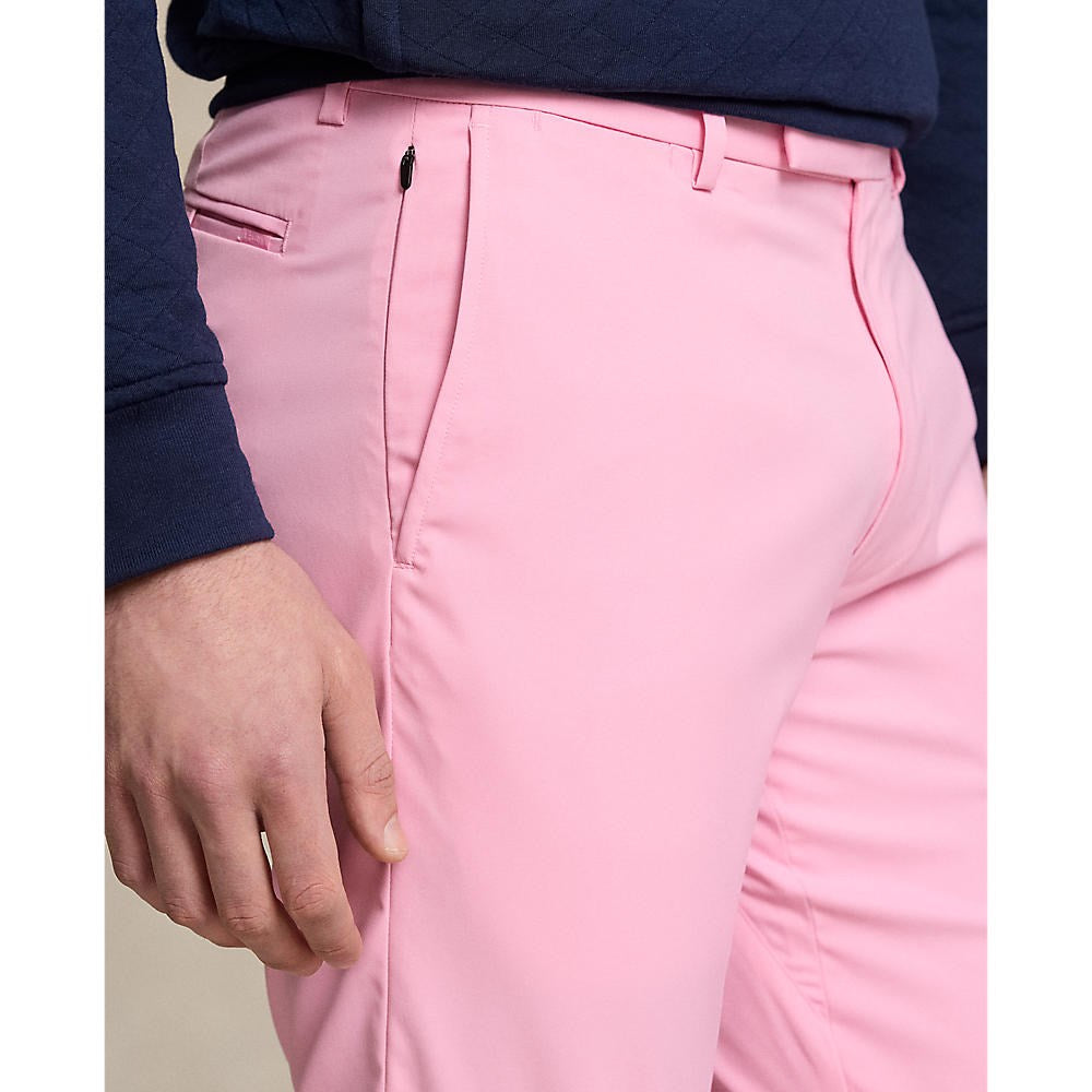 RLX Ralph Lauren Slim Fit Performance Twill Golf Pant - Pink Flamingo