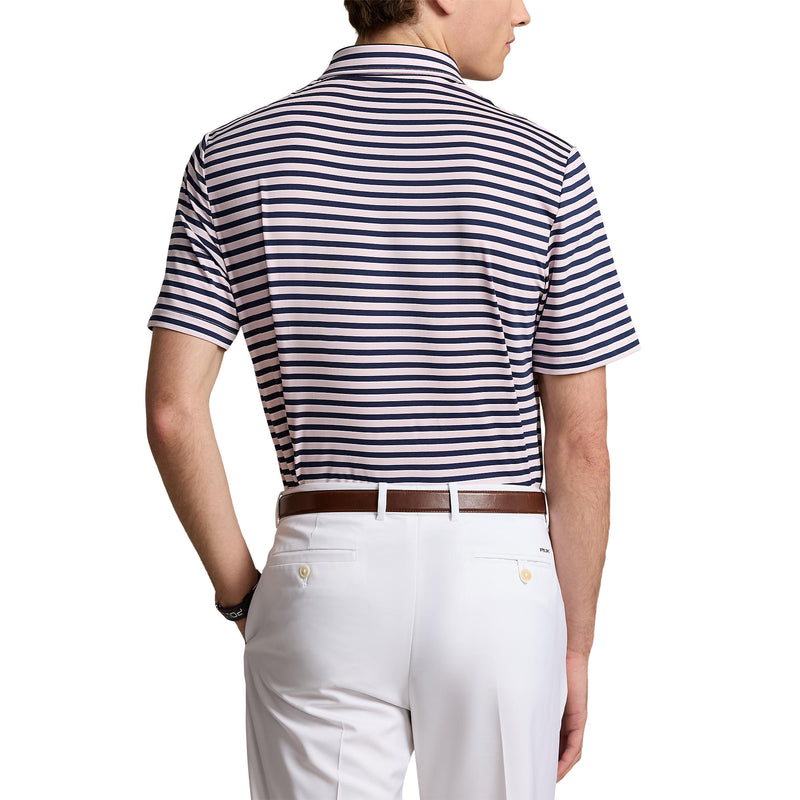 RLX RALPH LAUREN Stripe轻巧的气流高尔夫球球球场 - 浴室粉红色多