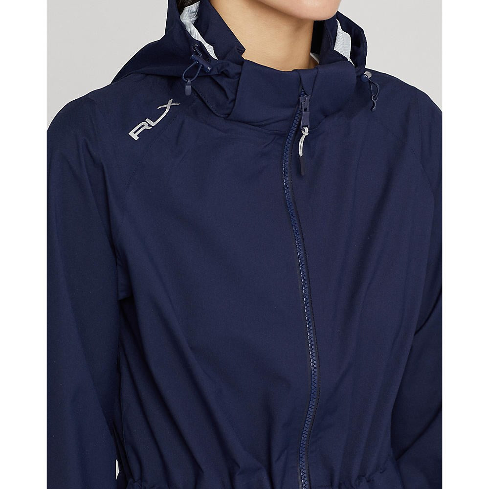 RLX Ralph Lauren 女式 Deluge 防水连帽夹克 - 法国海军蓝