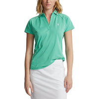 RLX Ralph Lauren 女式巡回演出 V 领高尔夫衬衫 - Resort Green Heather 