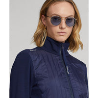 RLX Ralph Lauren 女式混合性能全拉链夹克 - 法国海军蓝