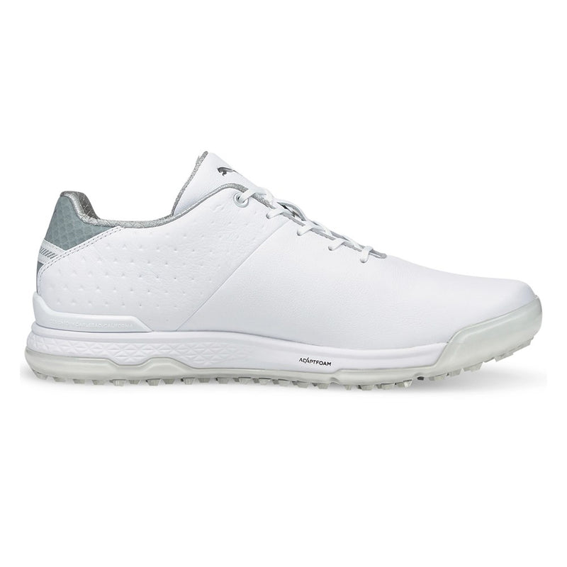 Puma PROADAPT ALPHACAT 皮革高尔夫球鞋 - Puma White/Puma Silver