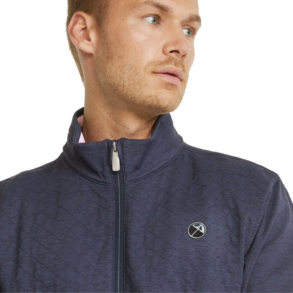 Puma AP CLOUDSPUN Castle Golf Quarter-Zip - 海军蓝西装外套 Heather