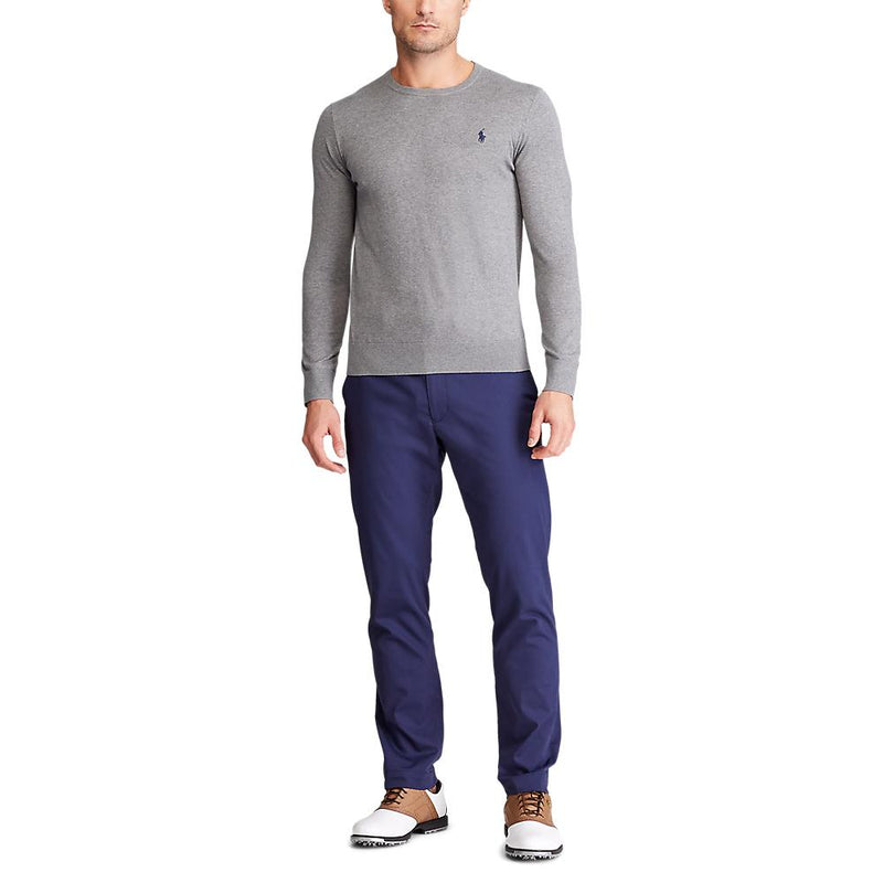 Polo Golf Ralph Lauren 棉质圆领毛衣 - Boulder Grey Heather