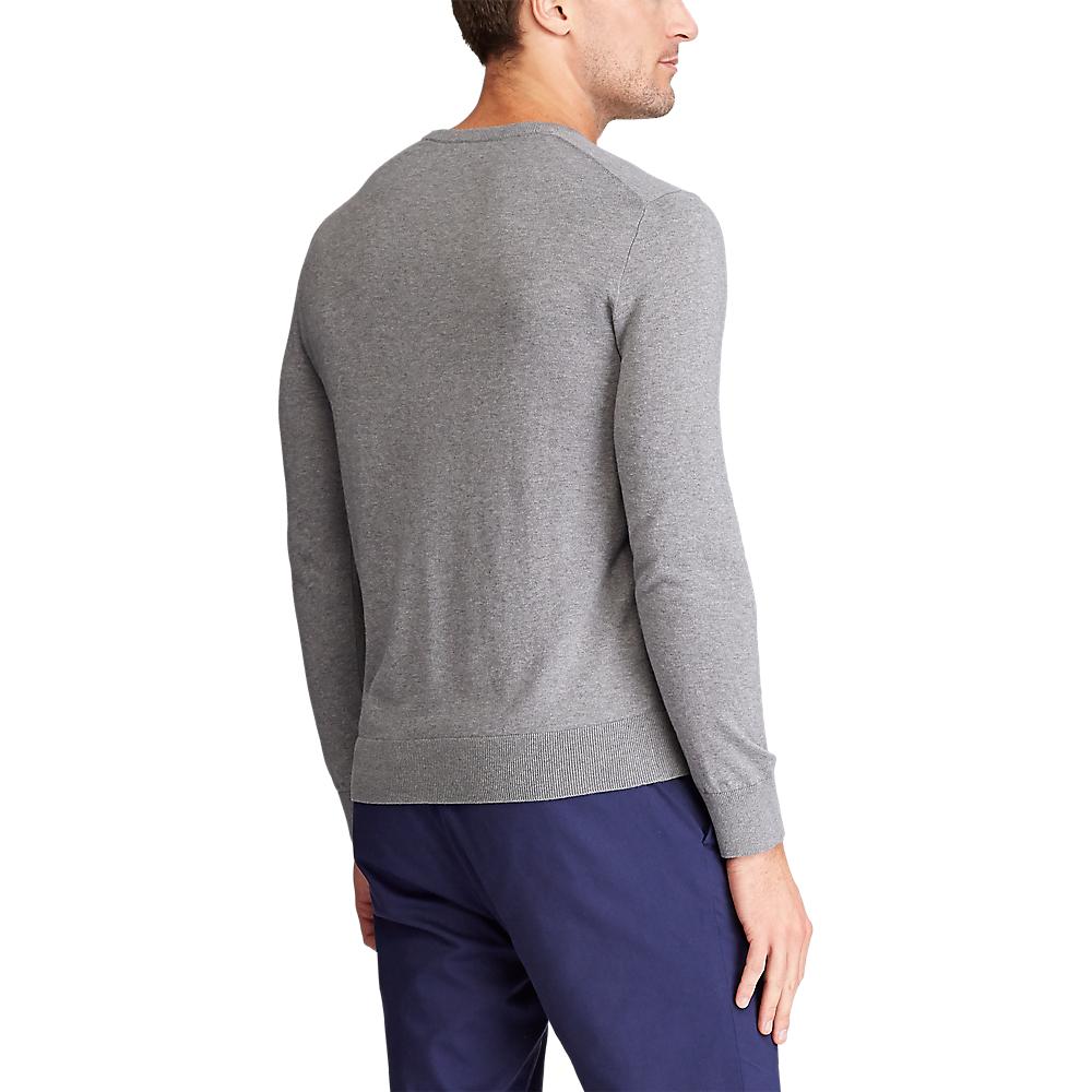 Polo Golf Ralph Lauren 棉质圆领毛衣 - Boulder Grey Heather