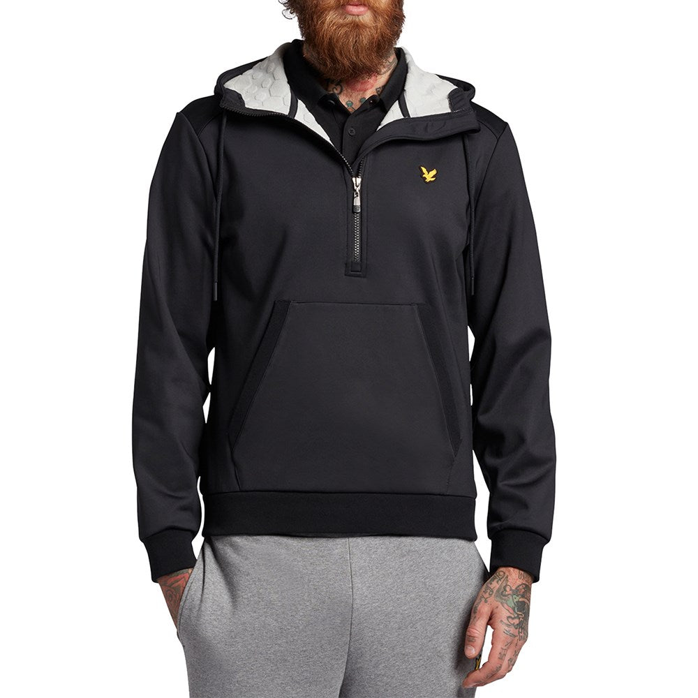 Lyle &amp; Scott Windjammer 连帽衫 - 墨黑色