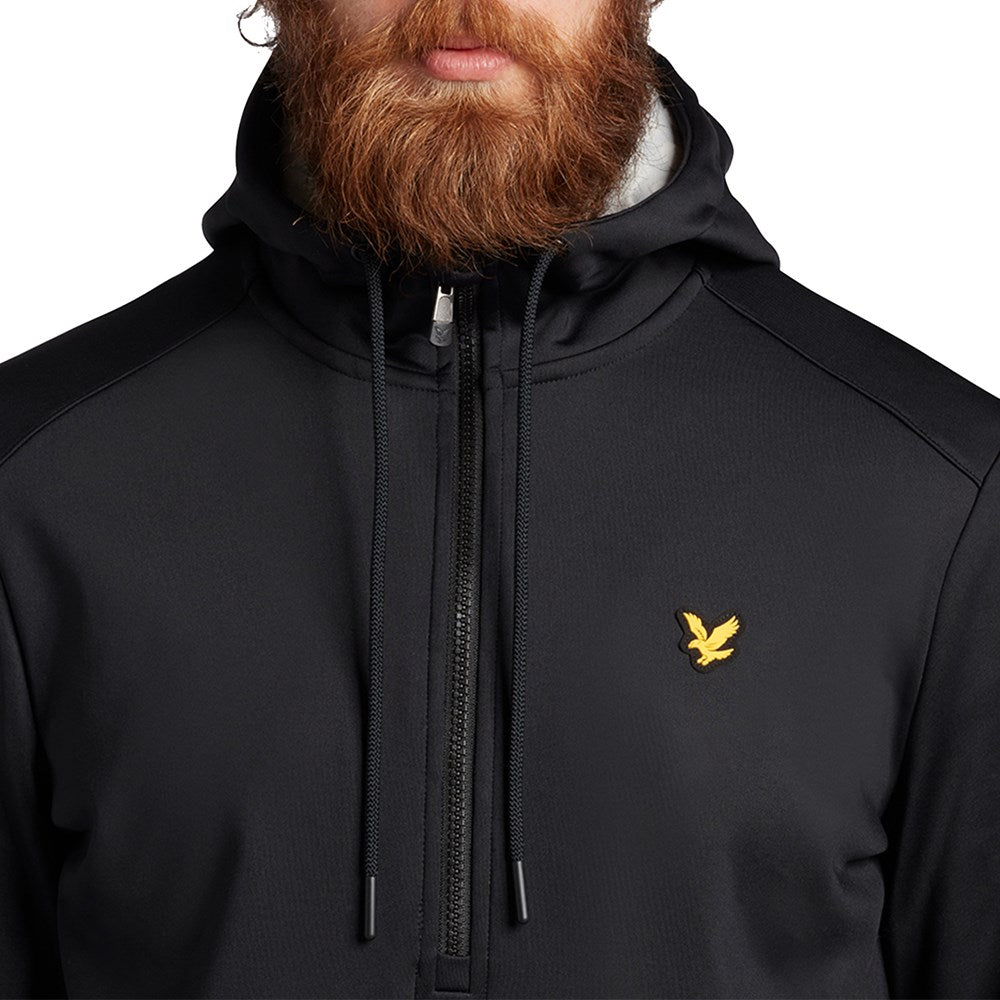 Lyle &amp; Scott Windjammer 连帽衫 - 墨黑色