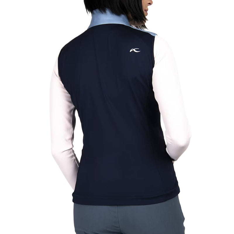 KJUS Women's Retention Golf Vest - Santorini/Atlanta Blue