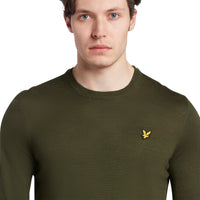 Lyle & Scott Crew Neck Pullover - Cactus Green