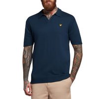 Lyle &amp; Scott 根西岛高尔夫 Polo 衫 - 浅海军蓝